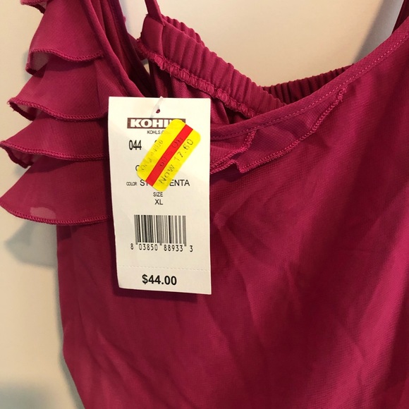 Magenta summer dress - Picture 2 of 2